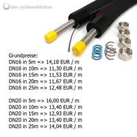 DN16 - DN20 Solarleitung von 5m bis 50m