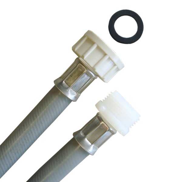 Schlauch (3/4"ÜM x 3/4"AG) für Geschirrspüler, Verlängerung für einen Waschmaschinenschlauch